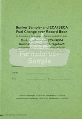 Bunker Sample and SECA Fuel Change-Over Record Book